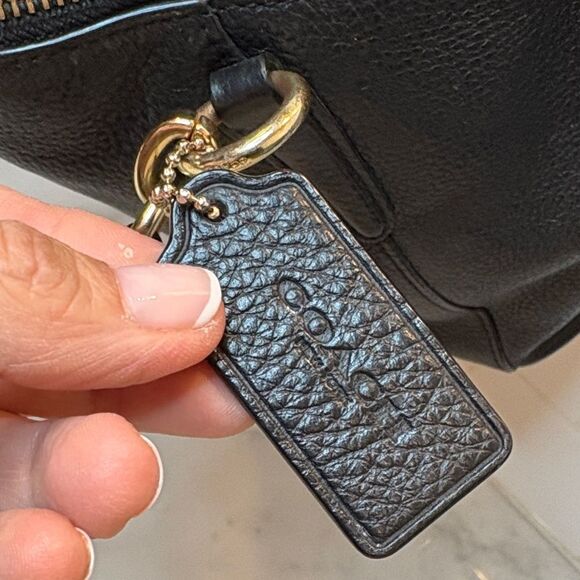 Coach Kelsey Small Pebbled Leather Satchel Shoulder Bag - Picture 16 of 16